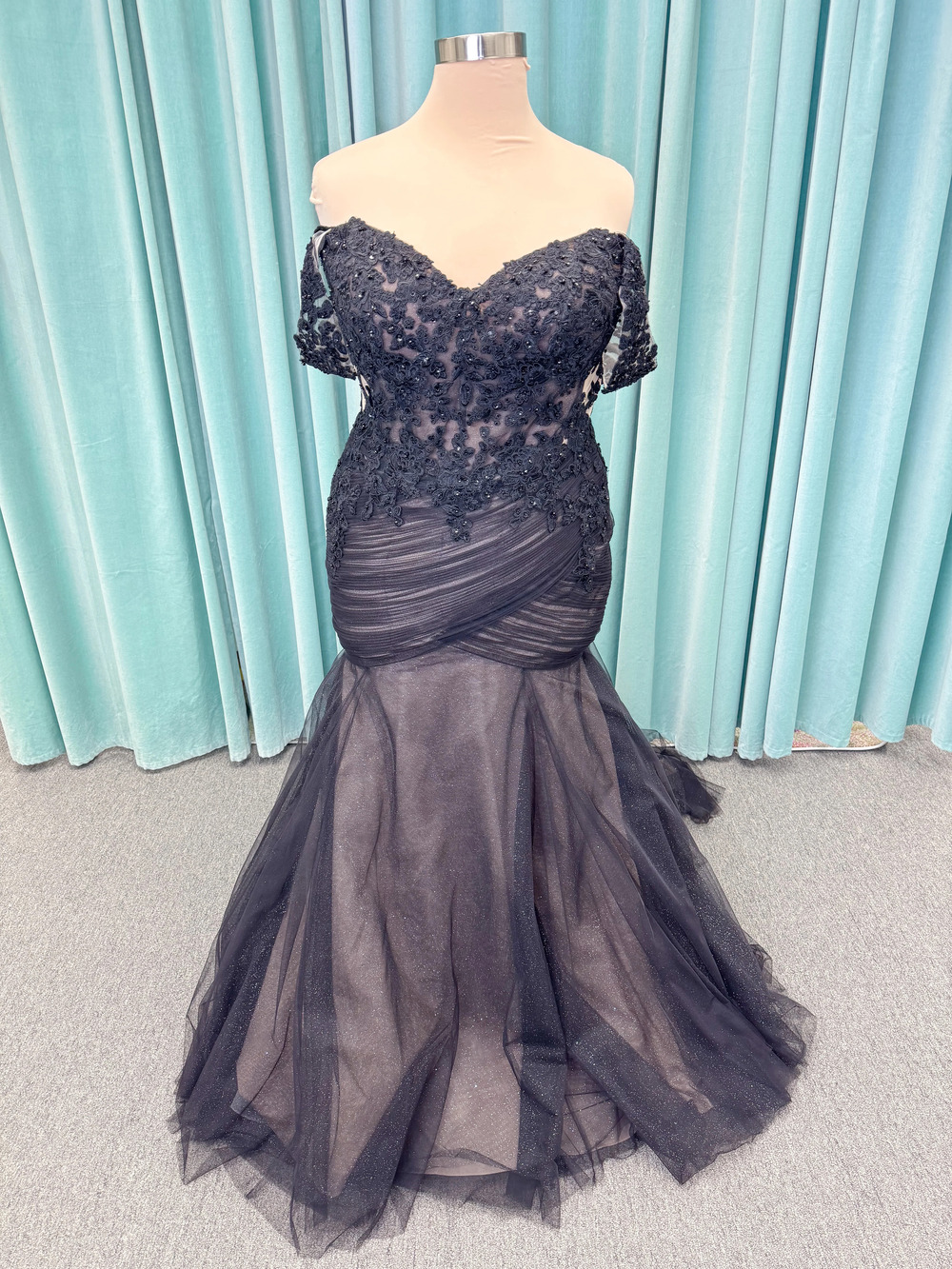 Plus Size Morilee Style 4467 Rowena Fit and Flare with Sweetheart Neckline and